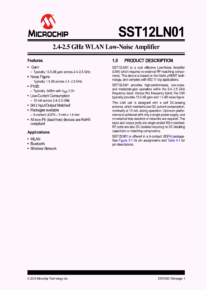SST12LN01-QU6E-K_8963575.PDF Datasheet