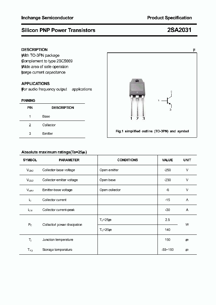 2SA2031_8966008.PDF Datasheet