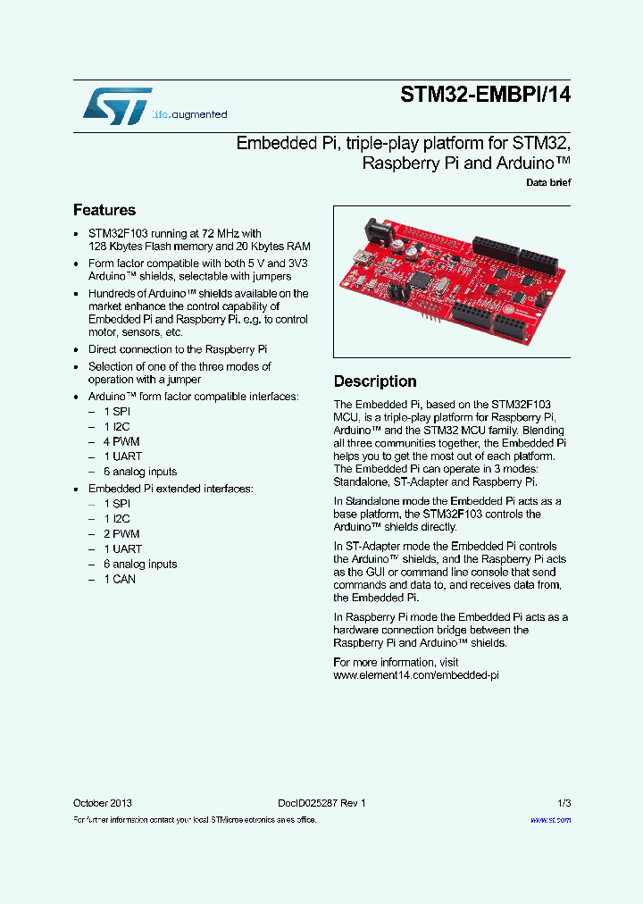 STM32-EMBPI14_8969143.PDF Datasheet