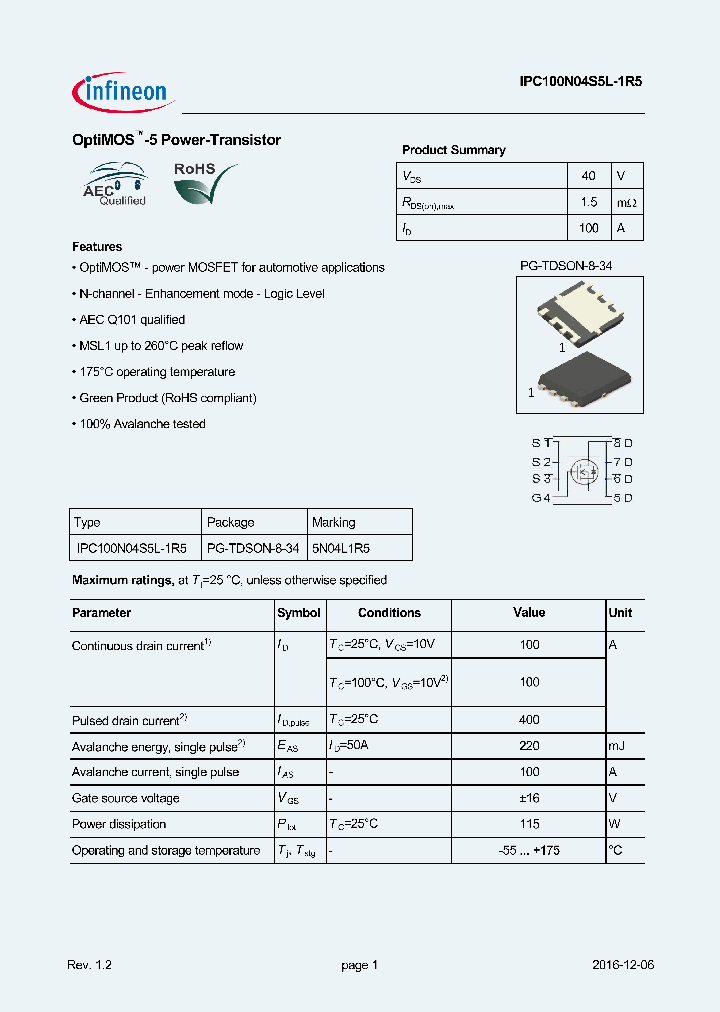 IPC100N04S5L-1R5_8976406.PDF Datasheet