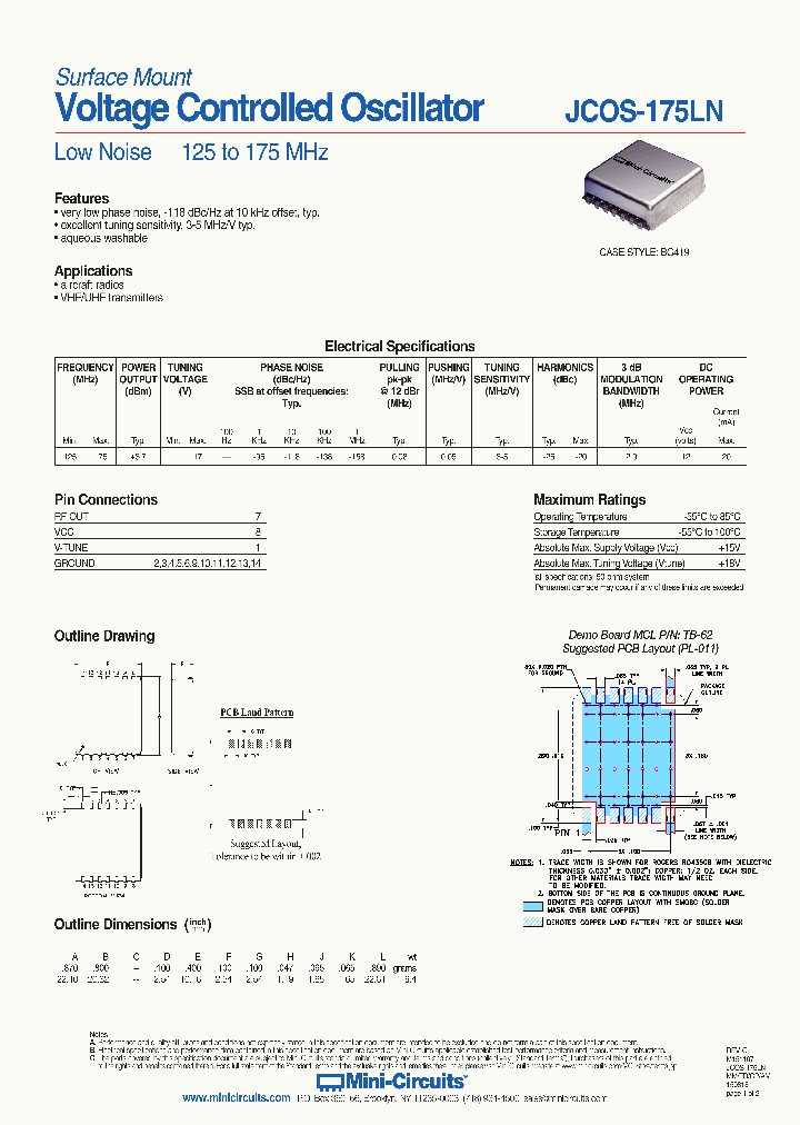 JCOS-175LN_8977450.PDF Datasheet