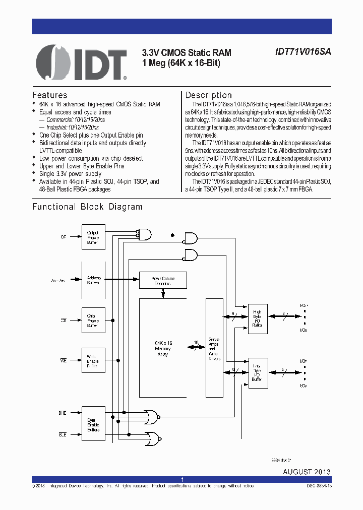 71V016SA15PHG_8978061.PDF Datasheet