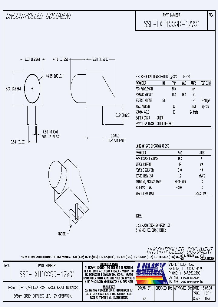 SSF-LXH100GD-12V01_8978620.PDF Datasheet