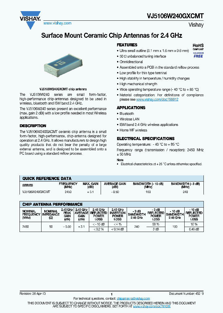 VJ5106W240GXCMT-15_8978879.PDF Datasheet