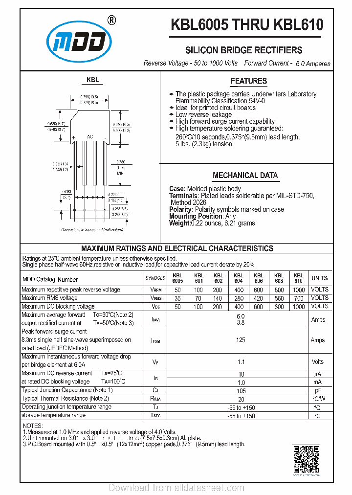 KBL6005-17_8979977.PDF Datasheet