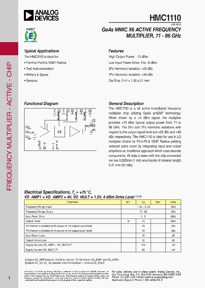 HMC1110_8980813.PDF Datasheet