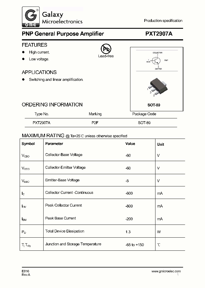 PXT2907A_8981732.PDF Datasheet