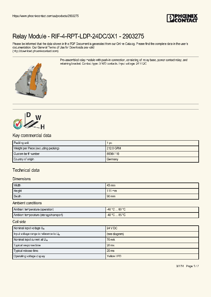 RIF-4-RPT-LDP-24DC_8986726.PDF Datasheet