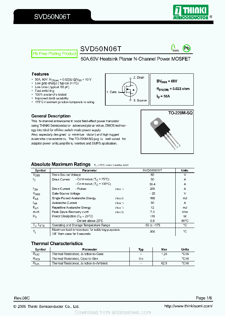 SVD50N06T_8986880.PDF Datasheet