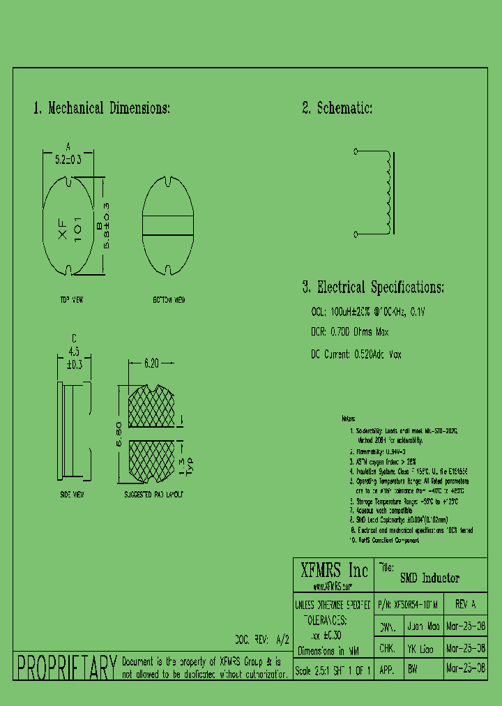 XFSDR54-101M_8988870.PDF Datasheet