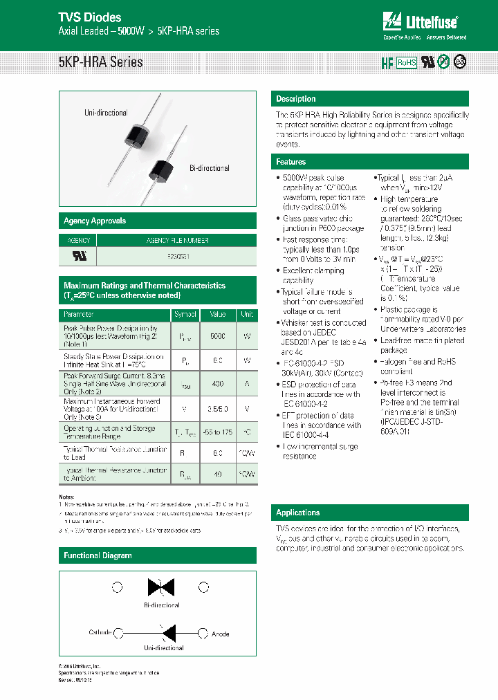 5KP180A-HRA_8992281.PDF Datasheet