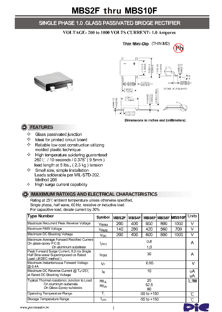 MBS10F_8995083.PDF Datasheet