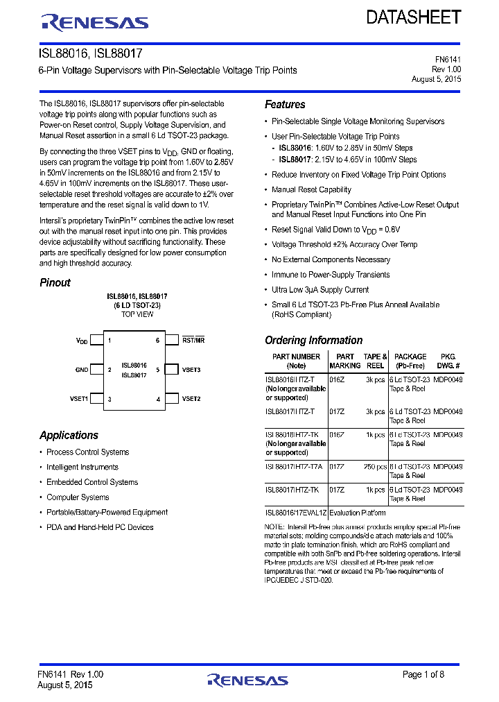 ISL8801617EVAL1Z_8995750.PDF Datasheet