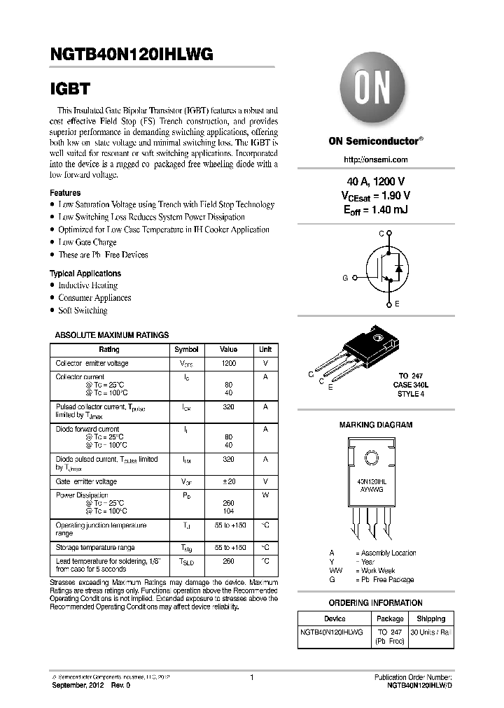 NGTB40N120IHLW_8997952.PDF Datasheet