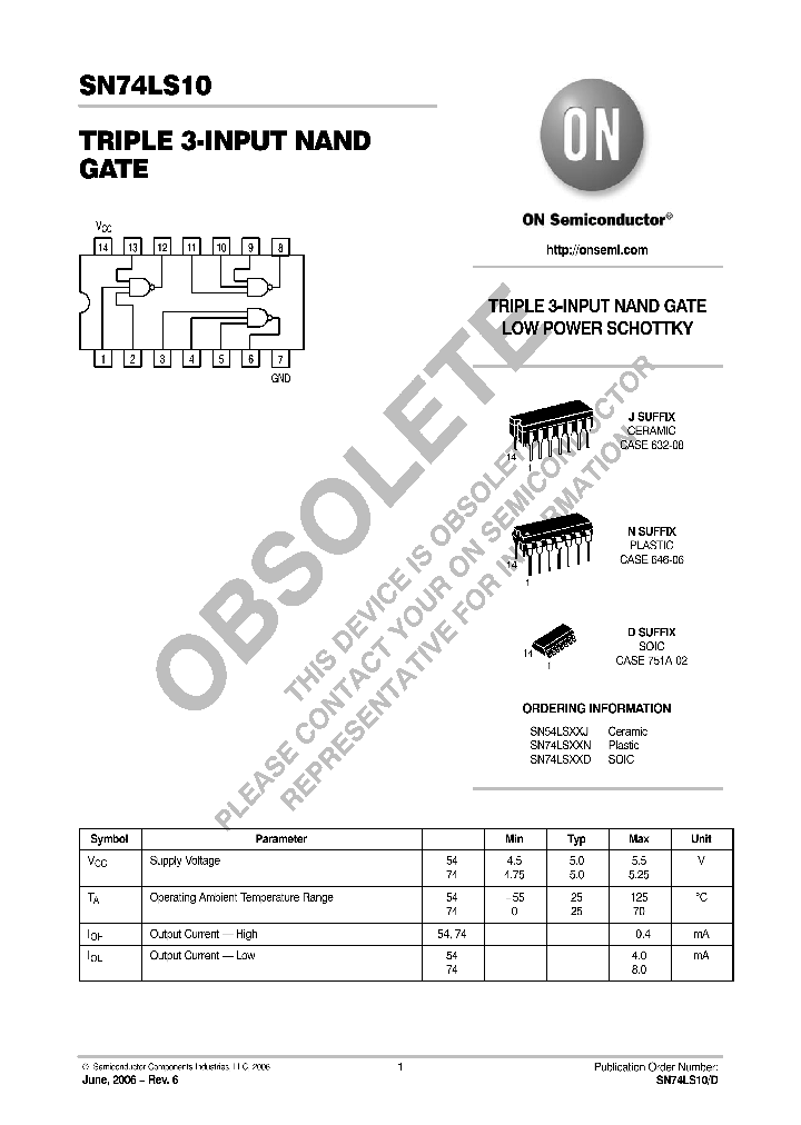 SN74LS10_8998484.PDF Datasheet