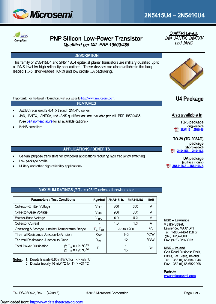 2N5415U4_9001055.PDF Datasheet