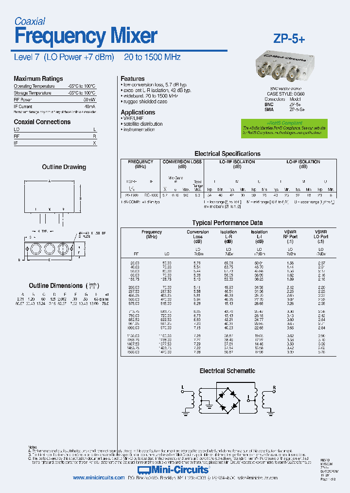 ZP-5_9005307.PDF Datasheet