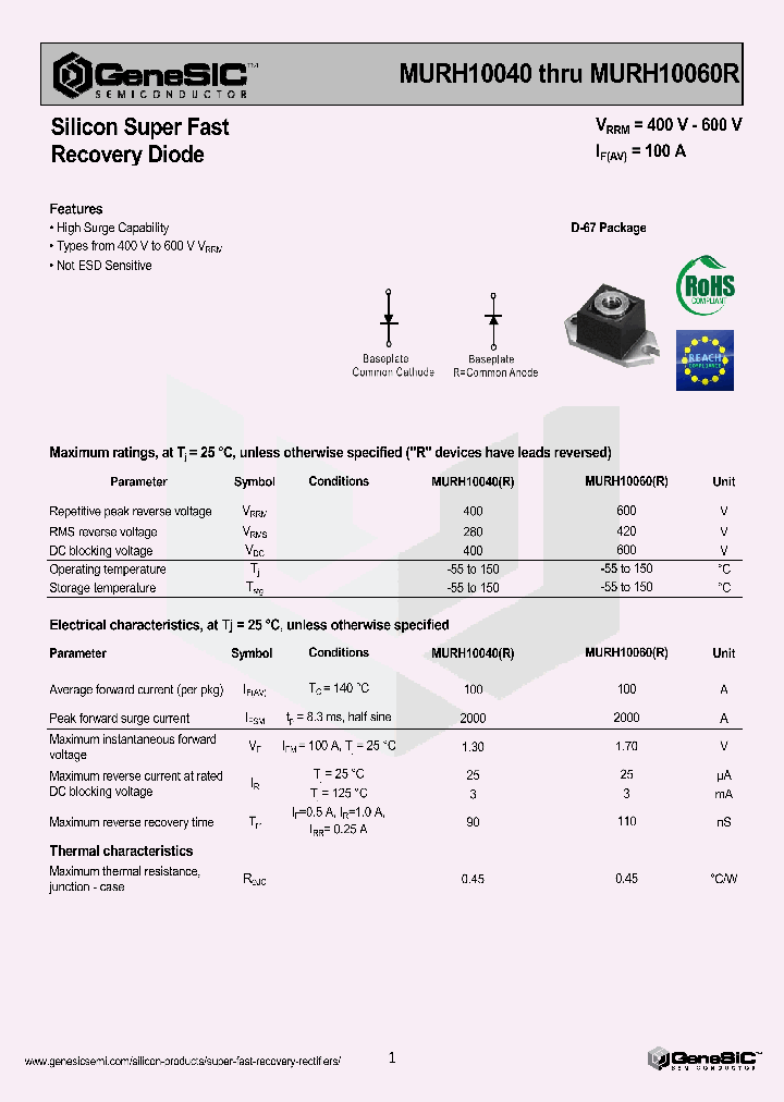 MURH10060_9005453.PDF Datasheet