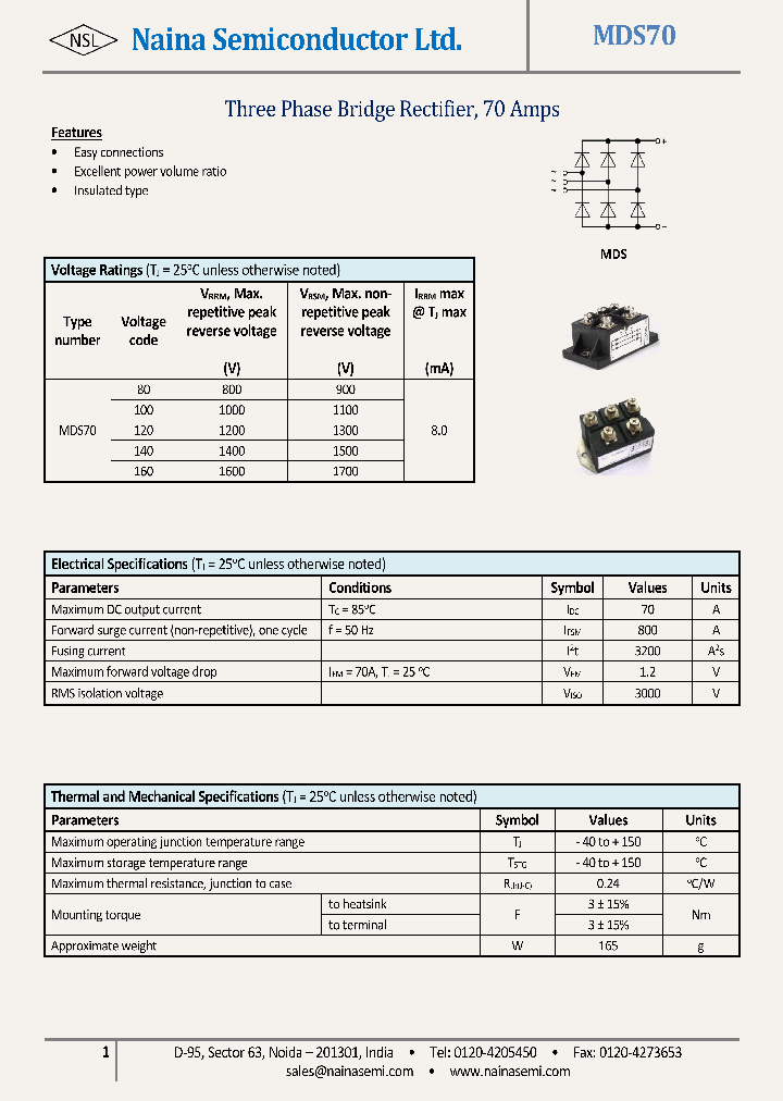 MDS70_9005543.PDF Datasheet