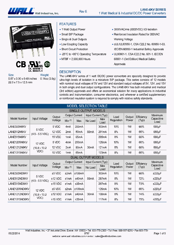 LANE505N6KV_9006145.PDF Datasheet