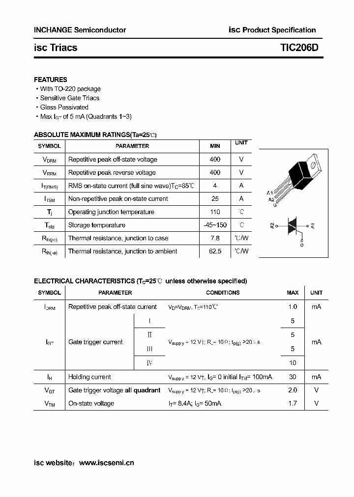 TIC206D_9008698.PDF Datasheet