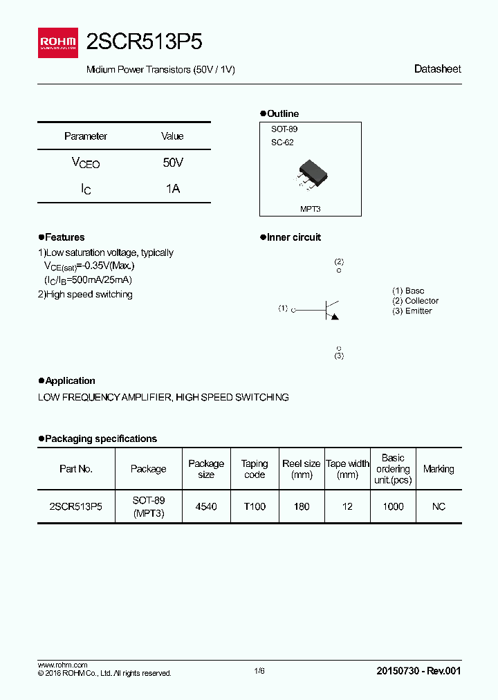 2SCR513P5_9011206.PDF Datasheet