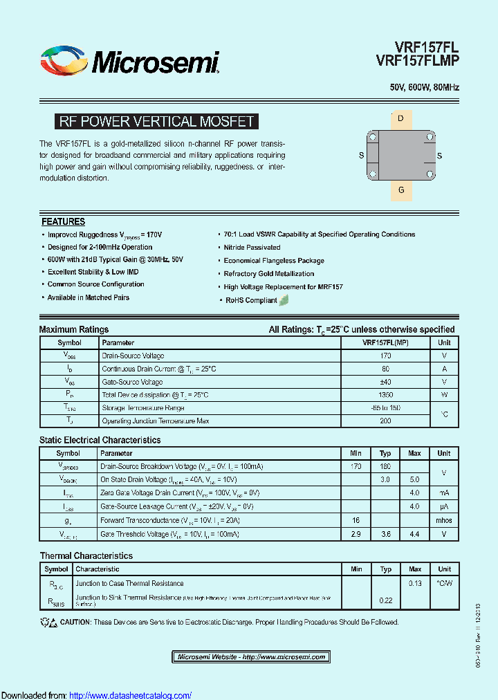 VRF157FL_9011191.PDF Datasheet