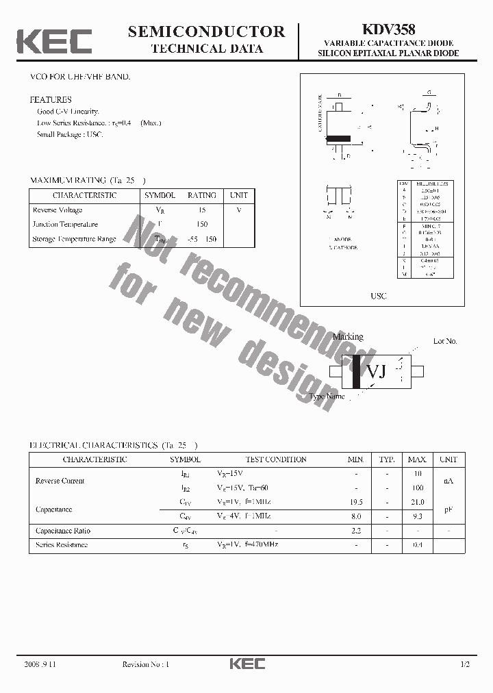 KDV358-15_9011772.PDF Datasheet