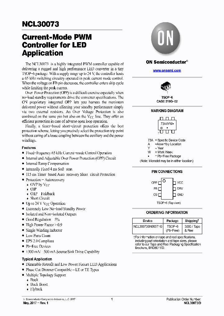 NCL30073SN065T1G_9013959.PDF Datasheet