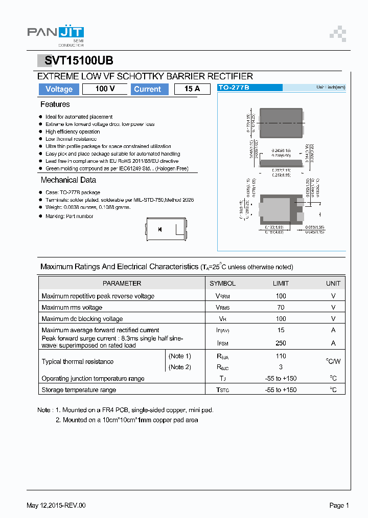 SVT15100UB_9015133.PDF Datasheet