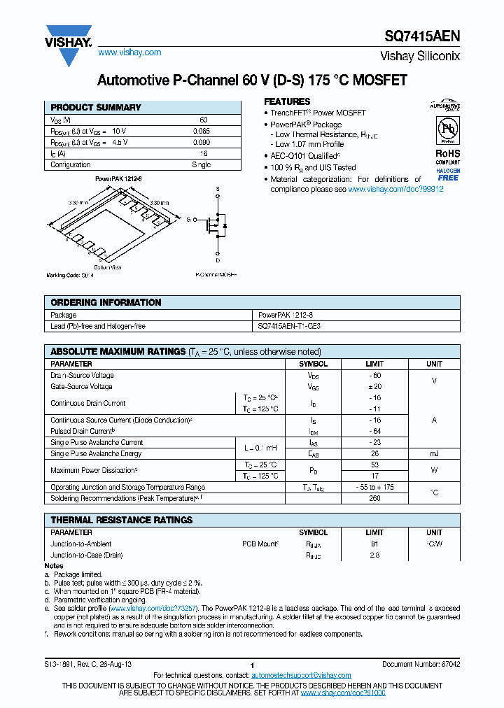 SQ7415AEN_9015627.PDF Datasheet