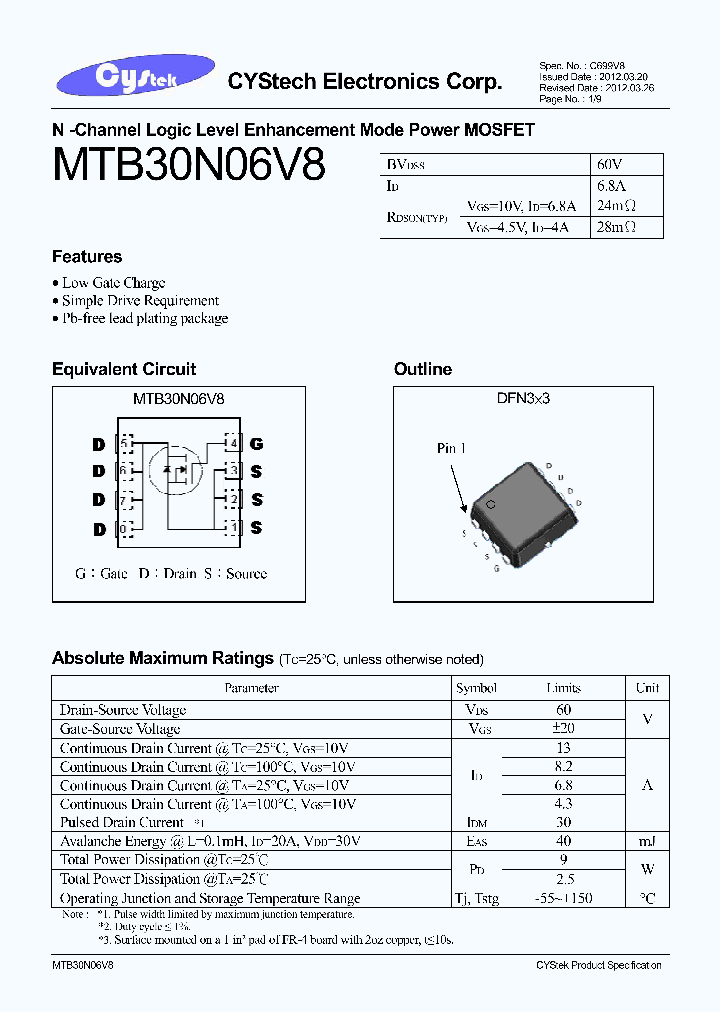 MTB30N06V8_9017845.PDF Datasheet