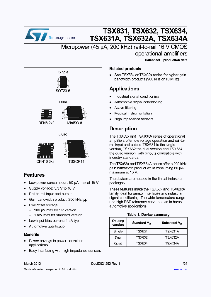 TSX634IQ4T_9017924.PDF Datasheet