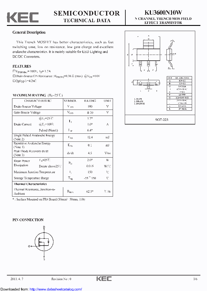 KU3600N10W_9019868.PDF Datasheet