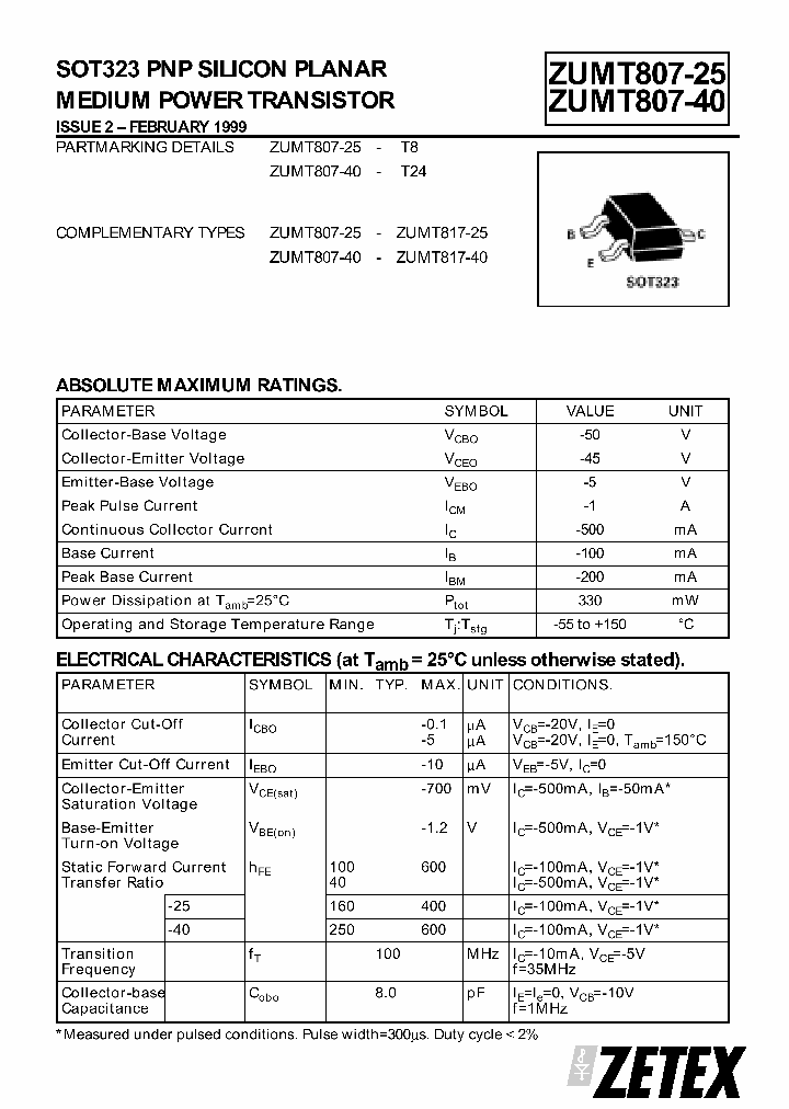 ZUMT807_9027228.PDF Datasheet