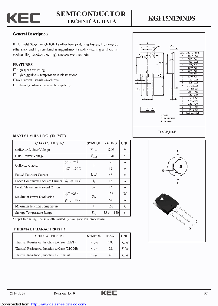 KGF15N120NDS_9029596.PDF Datasheet