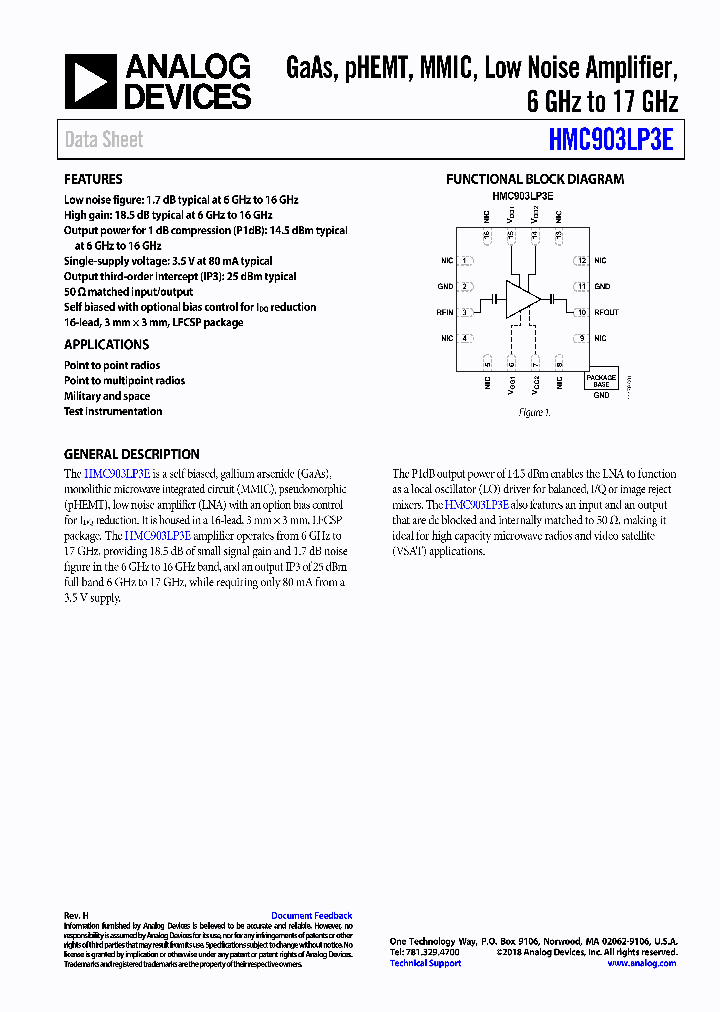 HMC903LP3ETR_9032738.PDF Datasheet