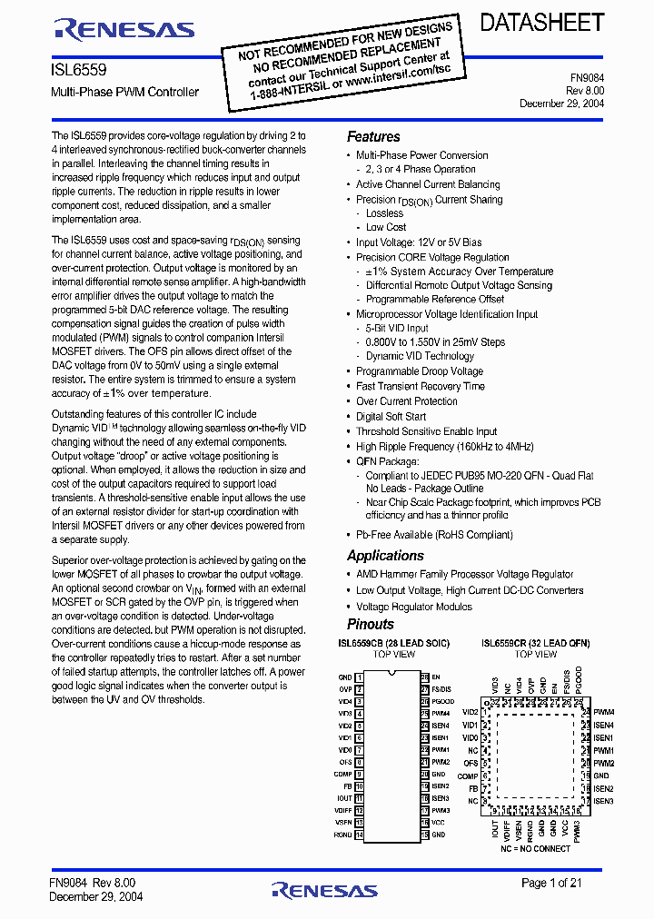 ISL6559CB_9034499.PDF Datasheet