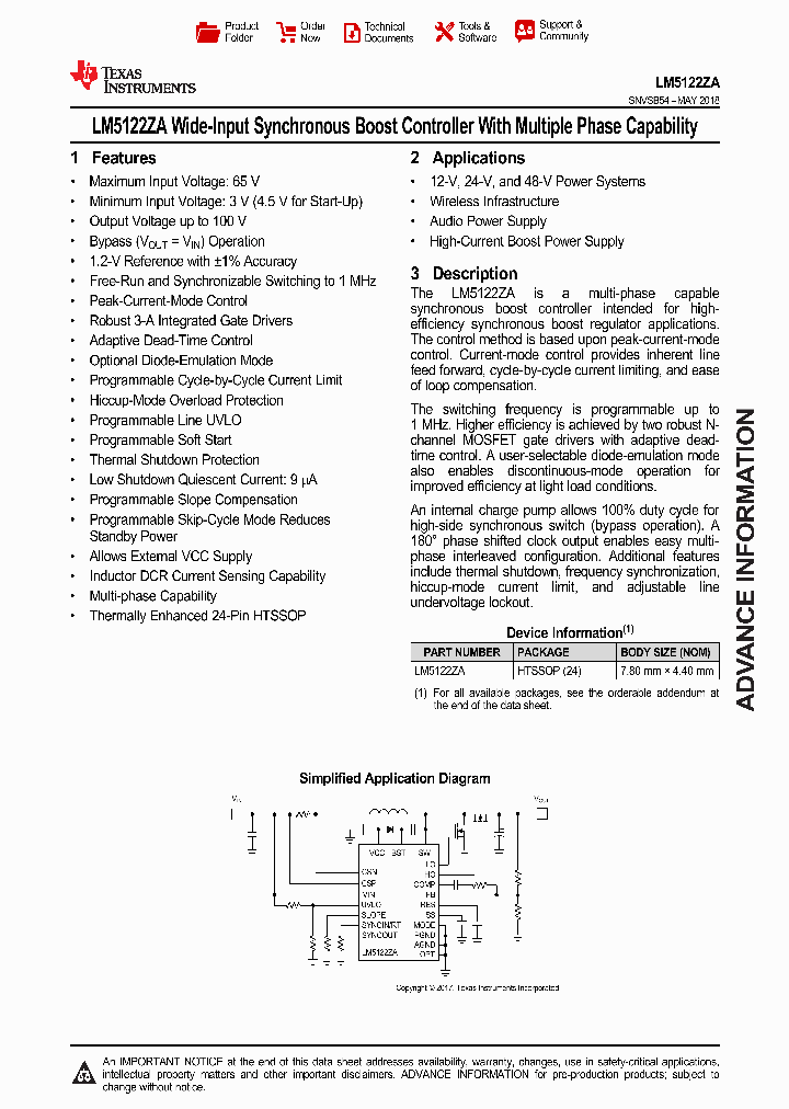 LM5122ZA_9034592.PDF Datasheet