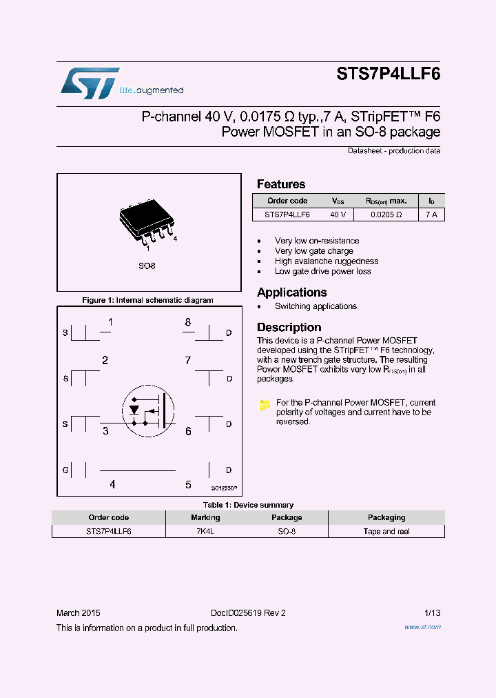 STS7P4LLF6_9034718.PDF Datasheet