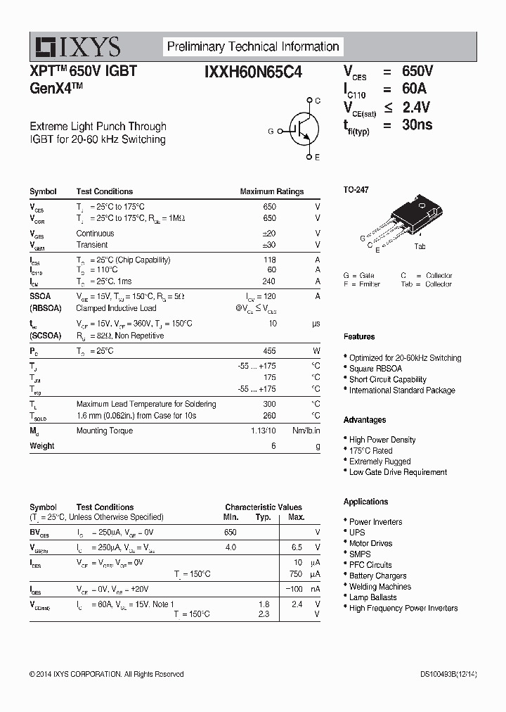 IXXH60N65C4_9037664.PDF Datasheet