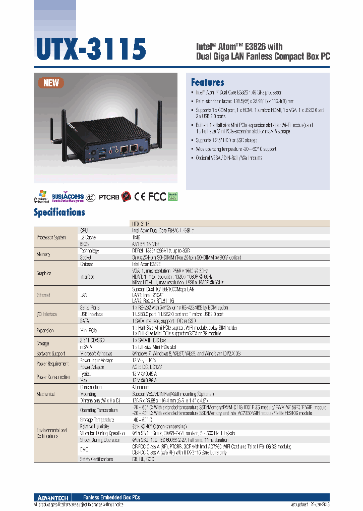 UTX-3115SA4P-S6A1E_9050905.PDF Datasheet