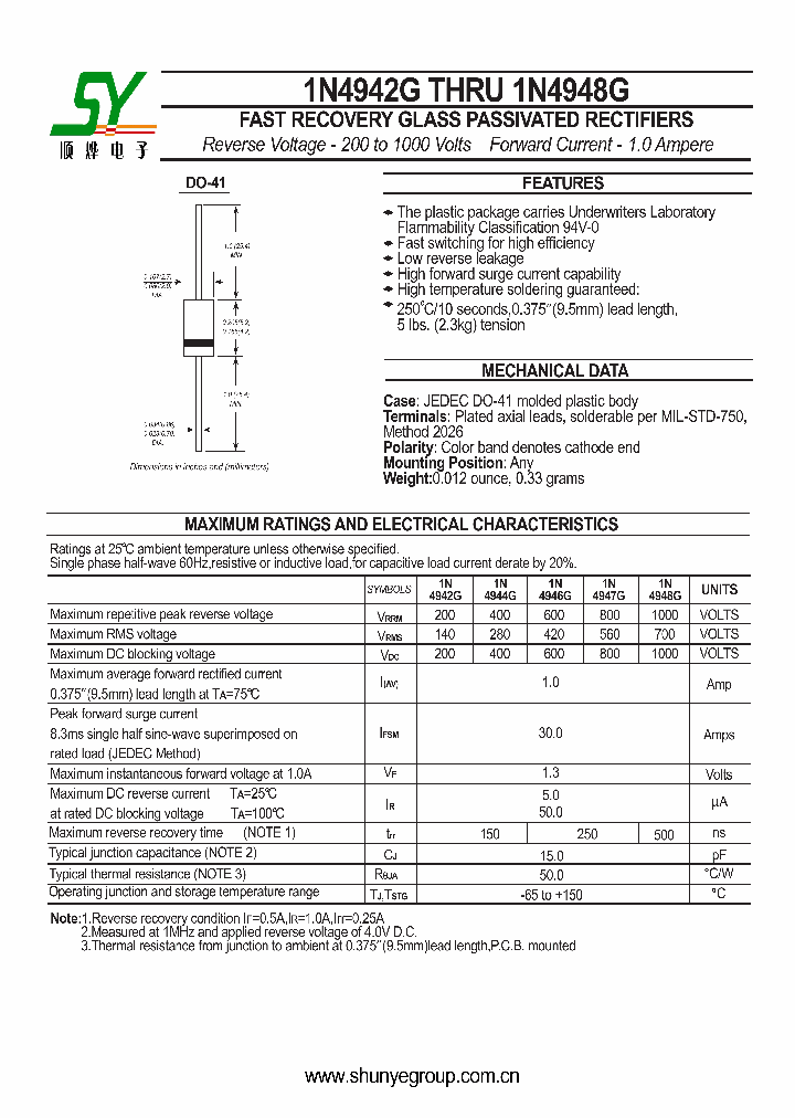 1N4948G_9052110.PDF Datasheet