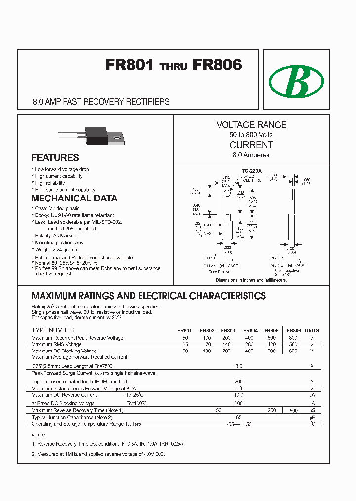 FR801_9052302.PDF Datasheet