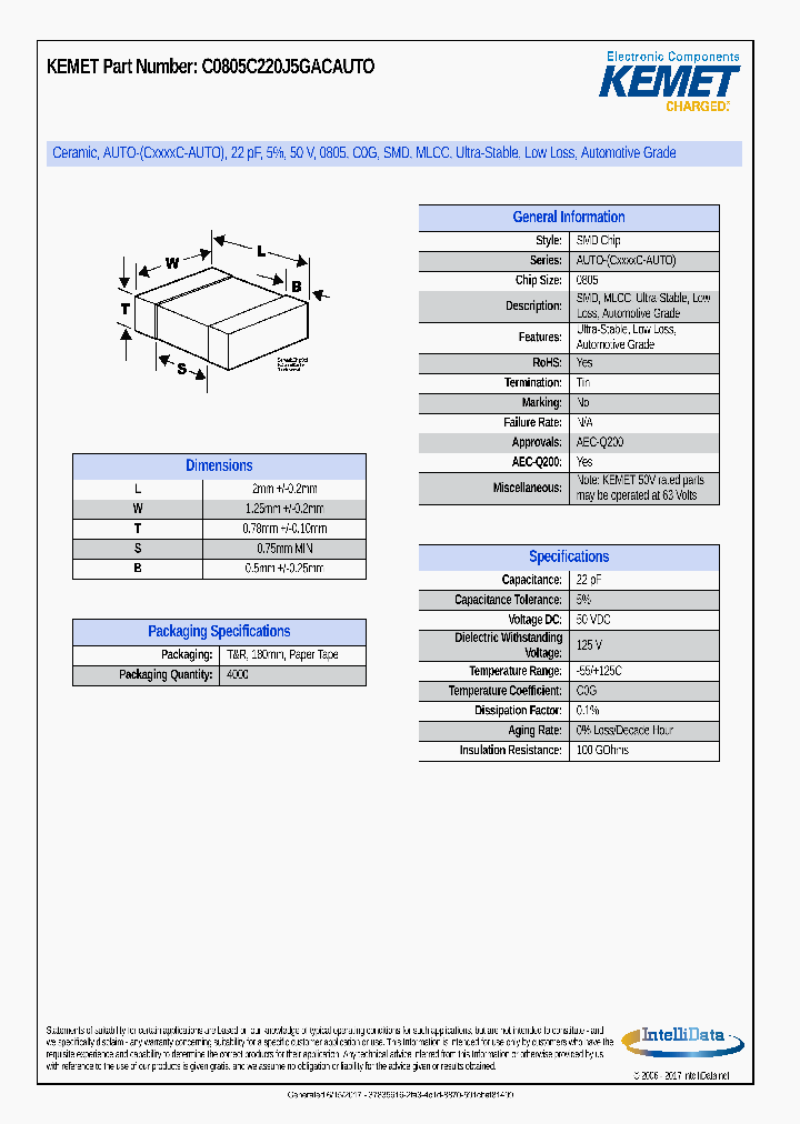 C0805C220J5GACAUTO_9053091.PDF Datasheet