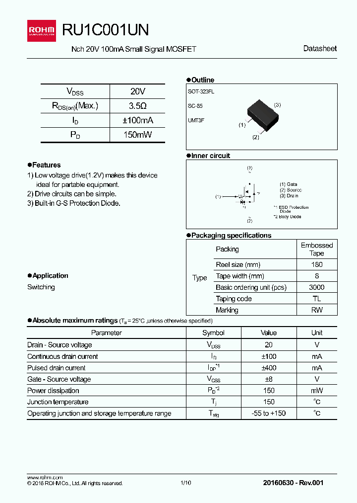 RU1C001UN_9059883.PDF Datasheet