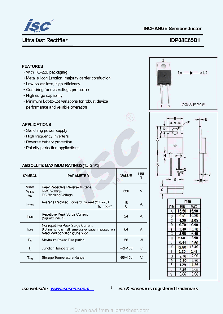 IDP08E65D1_9062179.PDF Datasheet