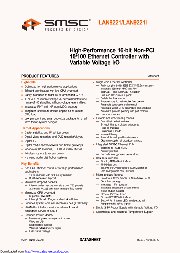 LAN9221-ABZJ_9065029.PDF Datasheet