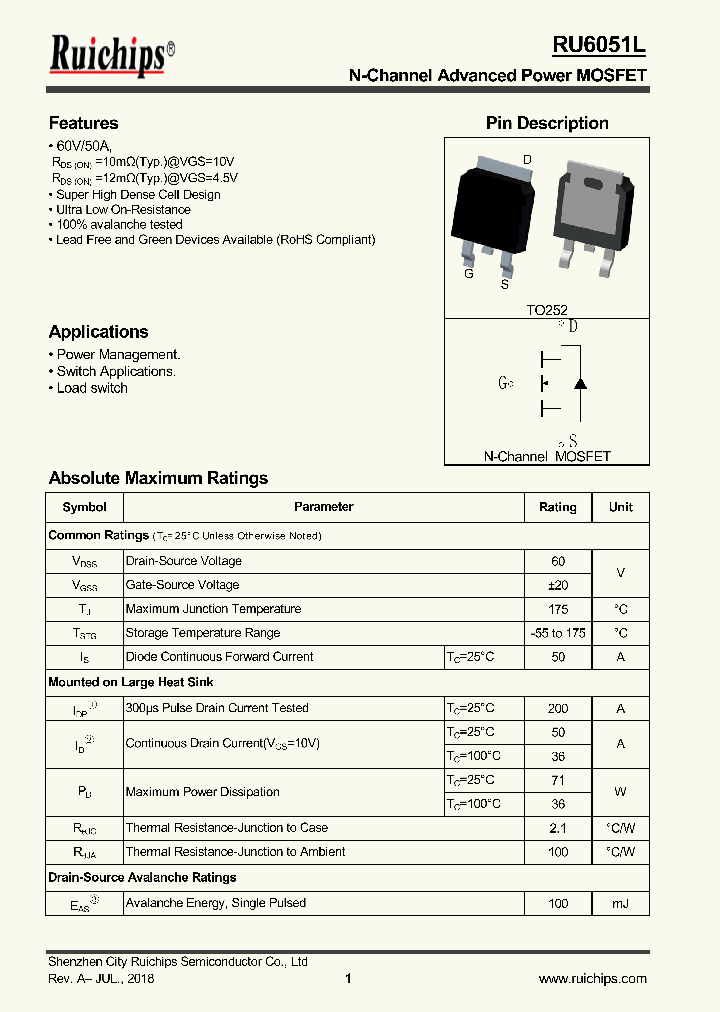 RU6051L_9067301.PDF Datasheet