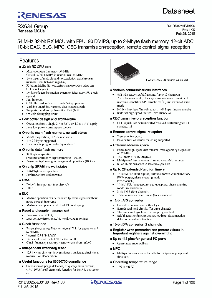 RX634_9068748.PDF Datasheet